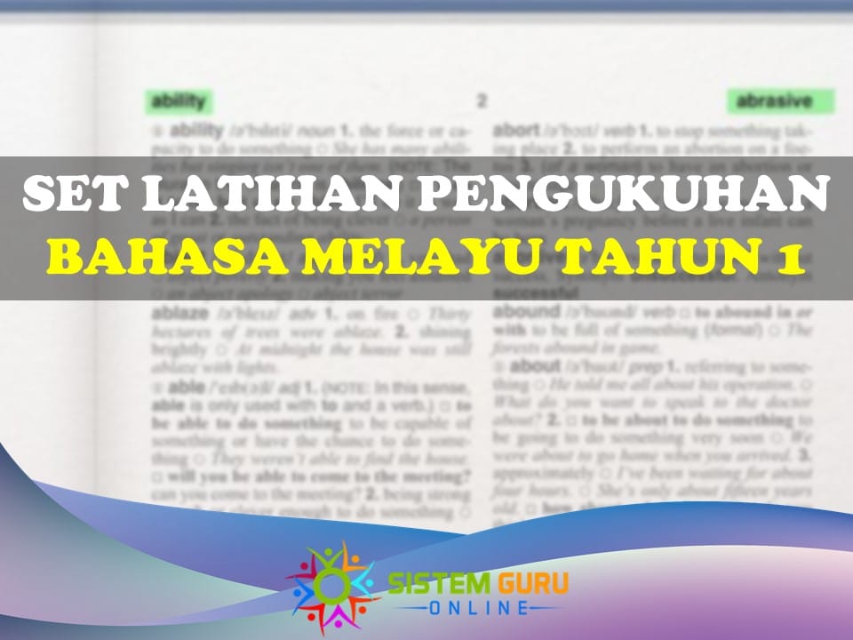 set latihan pengukuhan bahasa melayu tahun 1