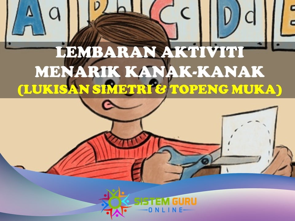 Lembaran Aktiviti Menarik untuk Kanak-kanak (Lukisan Simetri & Topeng Muka). Bahan ini sesuai diberikan kepada murid prasekolah sebagai bahan bantu mengajar mahupun sebagai aktiviti yang boleh dilakukan ketika waktu lapang bersama ibu bapa. lembaran aktiviti menarik kanak-kanak