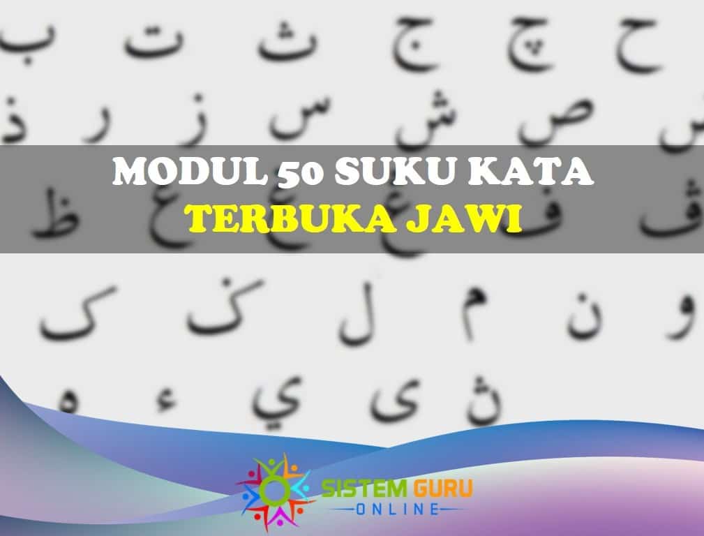 Modul 50 Suku Kata Terbuka Jawi ini sesuai untuk digunakan oleh para guru dan ibu bapa dalam mengajar kanak-kanak berkenaan dengan penulisan Jawi semasa di awal usia mereka. modul 50 suku kata terbuka jawi