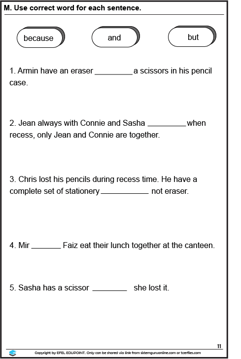 Latihan Bahasa Inggeris Tahun 1= Tema: At School, Muka Surat 11&12. Bahasa inggeris umumnya dikenali sebagai bahasa kedua di negara kita. Bahasa Inggeris memberikan banyak manfaat kepada para penuntutnya, namun mempelajari sesuatu bahasa asing bukanlah mudah. Ia memerlukan usaha dan masa yang lebih. ENGLISH YEAR 1 PAGE 11 (THEME AT SCHOOL)