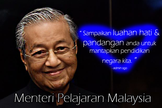 Himpunan Luahan Hati Guru & Cadangan Penambahbaikan Sistem Pendidikan Negara - Khas Buat Tun Mahathir (Menteri Pelajaran) Untuk di Ambil Perhatian