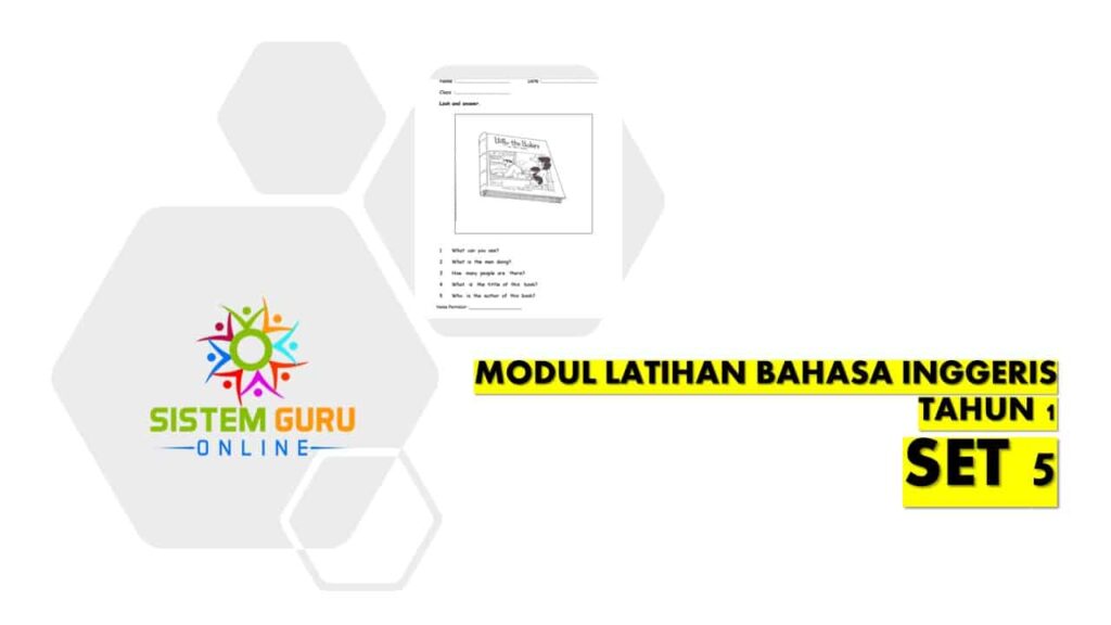 Modul Latihan Bahasa Inggeris Tahun 1 Set 5