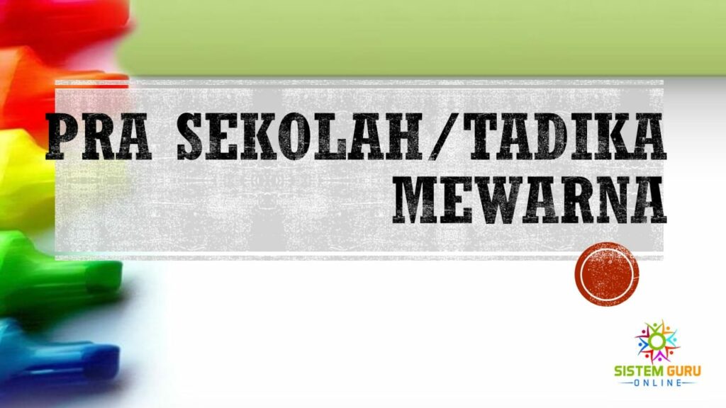Menghantar anak-anak ke tadika atau pra sekolah adalah satu tindakan yang sangat disarankan kepada ibu bapa. Ini bukan sahaja memanfaatkan kepada anak dari segi pembelajaran dan perkembangan minda, ia juga mampu membentuk peribadi dan kemahiran social anak-anak dalam pergaulan dengan rakan sebaya dan guru-guru.