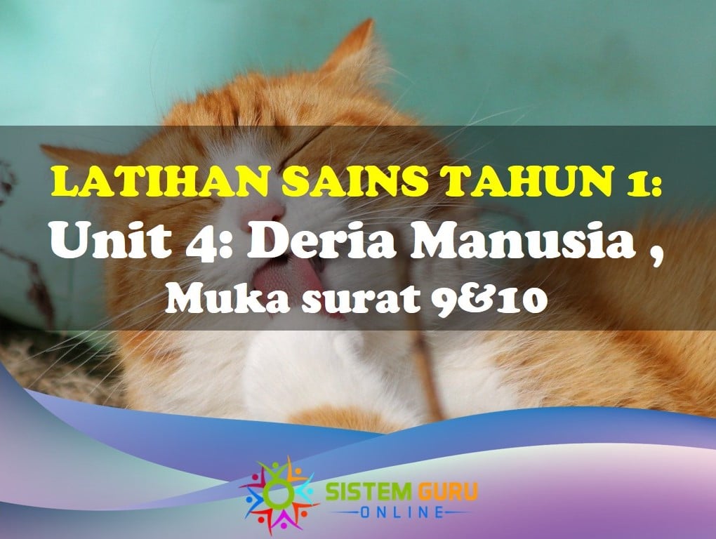 Sains Tahun 1 Deria Manusia Ms 9&10