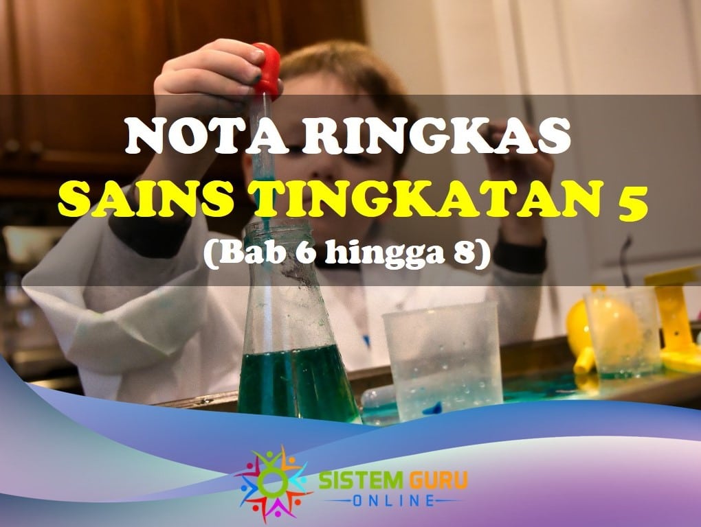 nota ringkas sains tingkatan 5 (bab 6 hingga 8)