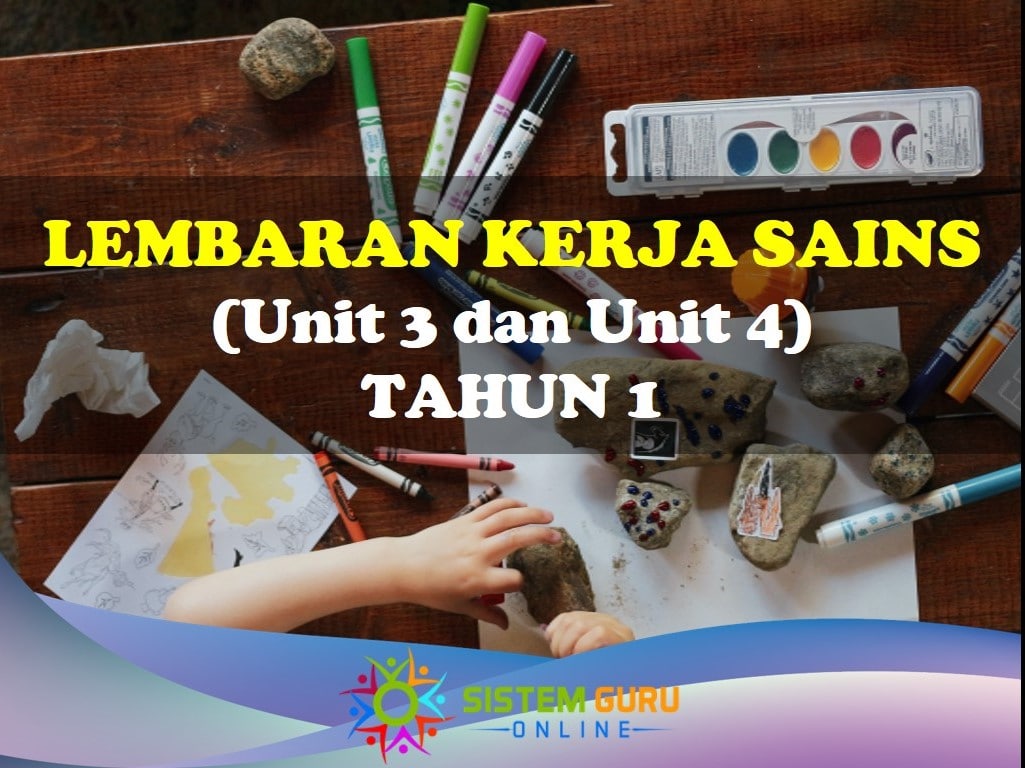 Lembaran Kerja Sains Tahun 1 (Unit 3 dan 4) kali ini berkongsi mengenai latihan-latihan yang melibatkan unit 3 dan 4 dalam silibus Sains Tahun 1 iaitu unit benda hidup dan benda bukan hidup serta unit deria. lembaran kerja sains tahun 1 (Unit 3 dan 4)