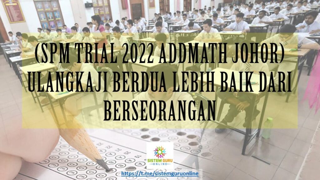 Selalunya, kita leih selesa untuk membuat ulangkaji secara berseorangan kerana merasakan akan lebih mudah untuk memberi perhatian apabila tidak bercampur dengan orang lain. Betul, ada sesetengah pelajar lebih selesa memilih cara begini berbanding melakukan ulangkaji secara berkumpulan atau berdua.