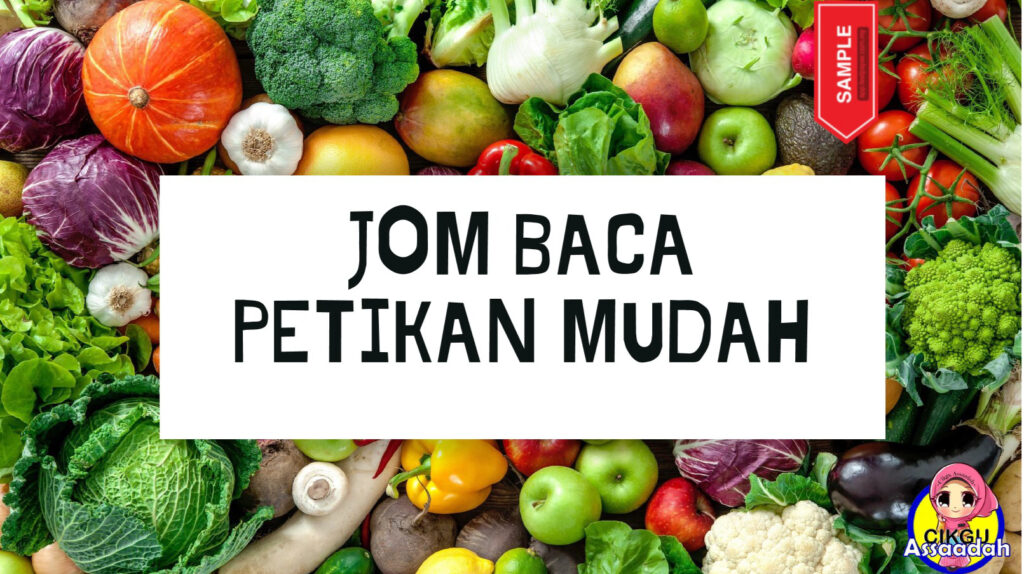 Kagum! Itulah yang admin rasa bila terjumpa modul ini hari ini semasa mencari bahan prasekolah tadi. Slaid Bacaan prasekolah & tadika terbaik pernah admin jumpa! Ya, satu set lengkap semua ada telah dihimpunkan oleh editor iaitu Cikgu Assaadah yang sudah berpengalaman 15 tahun dalam dunia prasekolah ini!