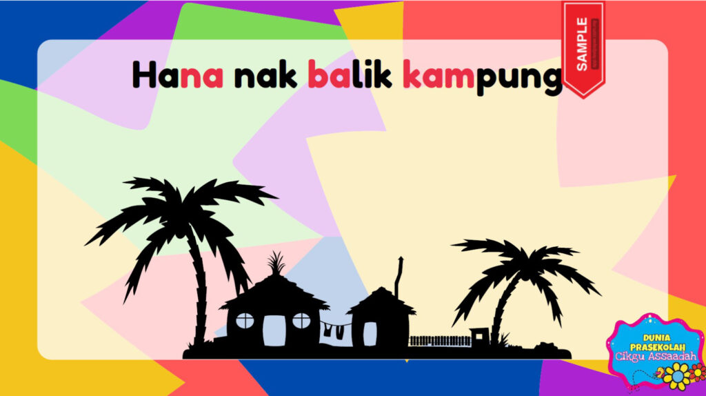 Kagum! Itulah yang admin rasa bila terjumpa modul ini hari ini semasa mencari bahan prasekolah tadi. Slaid Bacaan prasekolah & tadika terbaik pernah admin jumpa! Ya, satu set lengkap semua ada telah dihimpunkan oleh editor iaitu Cikgu Assaadah yang sudah berpengalaman 15 tahun dalam dunia prasekolah ini!