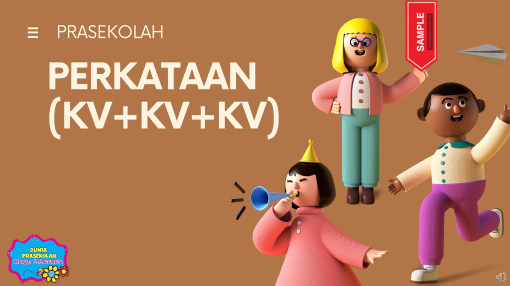 Kagum! Itulah yang admin rasa bila terjumpa modul ini hari ini semasa mencari bahan prasekolah tadi. Slaid Bacaan prasekolah & tadika terbaik pernah admin jumpa! Ya, satu set lengkap semua ada telah dihimpunkan oleh editor iaitu Cikgu Assaadah yang sudah berpengalaman 15 tahun dalam dunia prasekolah ini!