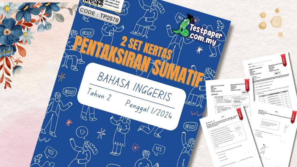 Kali ini, ramai para guru bahasa inggeris mencari Soalan Ujian Sumatif English Year 2 Penggal 1. Tidak lupa juga ibubapa yang prihati, ramai yang ingin mendapatkan set soalan pentaksiran ini khas untuk anak-anak tersayang.