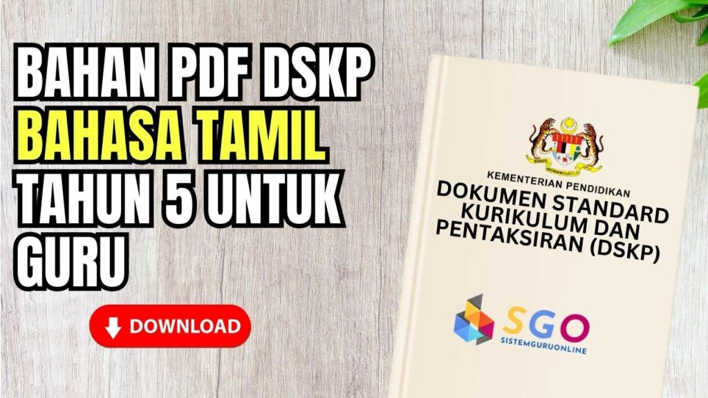 Dalam dunia pendidikan, Dokumen Standard Kurikulum dan Pentaksiran (DSKP) memegang peranan penting dalam menyelaraskan kurikulum dengan objektif pembelajaran yang dikehendaki. DSKP Bahasa Tamil Tahun 5 adalah satu lagi instrumen yang memberikan panduan kepada guru-guru dalam melaksanakan pengajaran dan penilaian terhadap mata pelajaran Bahasa Tamil di peringkat Tahun 5. Artikel ini akan mengulas secara mendalam mengenai DSKP Bahasa Tamil Tahun 5, termasuk penerangan tentang apa itu DSKP, fungsi-fungsi utamanya, dan cara untuk mengaksesnya. DSKP Bahasa Tamil Tahun 5
