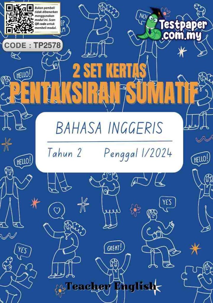 Kali ini, ramai para guru bahasa inggeris mencari Soalan Ujian Sumatif English Year 2 Penggal 1. Tidak lupa juga ibubapa yang prihati, ramai yang ingin mendapatkan set soalan pentaksiran ini khas untuk anak-anak tersayang.
