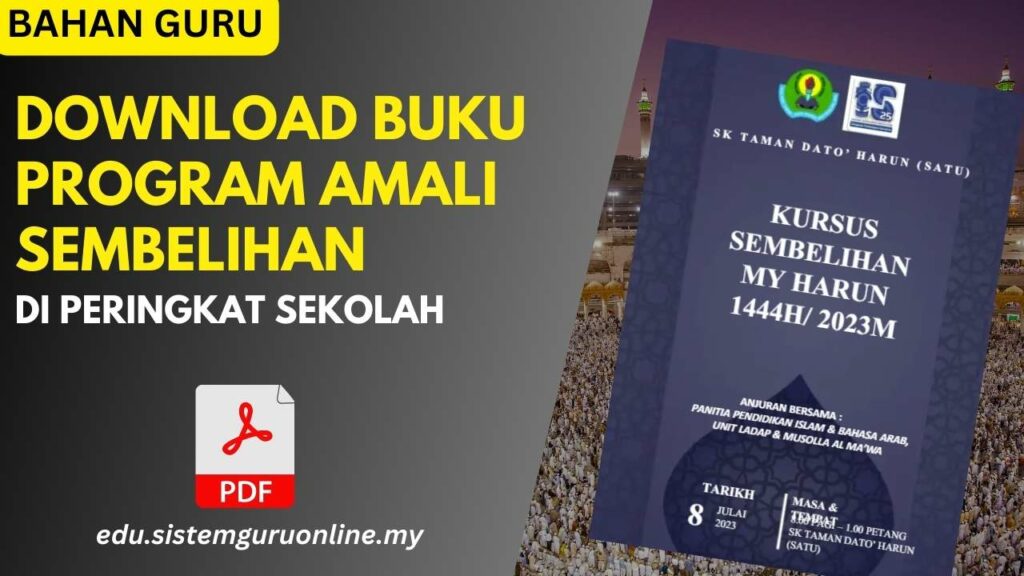 Boleh dapatkan Buku Program Amali Sembelihan disini! Apabila tibanya musim raya korban akan berlangsungnya pelbagai program yang melibatkan ibadah korgban bagi umat Islam. Antaranya adalah program amali sembelihan peringkat sekolah yang mana di anjurkan oleh guru-guru di sekolah. Daripada program ini akan diterbitkan buku program amali sembelihan untuk makluman kepada ibu bapa dan kepada peserta. Download Buku Program Amali Sembelihan Peringkat Sekolah
