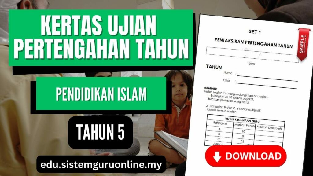 Ujian Pertengahan Tahun Pendidikan Islam Tahun 5 adalah salah satu komponen penting dalam proses pembelajaran, memberikan peluang kepada pelajar untuk menilai pencapaian mereka setakat ini dan kepada guru untuk menilai keberkesanan pengajaran mereka. Koleksi bahan ujian yang sesuai dan lengkap amat penting bagi membantu pelajar membuat persediaan yang rapi dan juga untuk memudahkan guru dalam menyediakan penilaian yang komprehensif. Artikel ini menyajikan maklumat mengenai ujian pertengahan tahun Pendidikan Islam Tahun 5, cara memuat turun bahan-bahan tersebut, serta nasihat untuk pelajar dan panduan bagi guru. Download Ujian Pertengahan Tahun Pendidikan Islam Tahun 5 PDF Sekolah Rendah