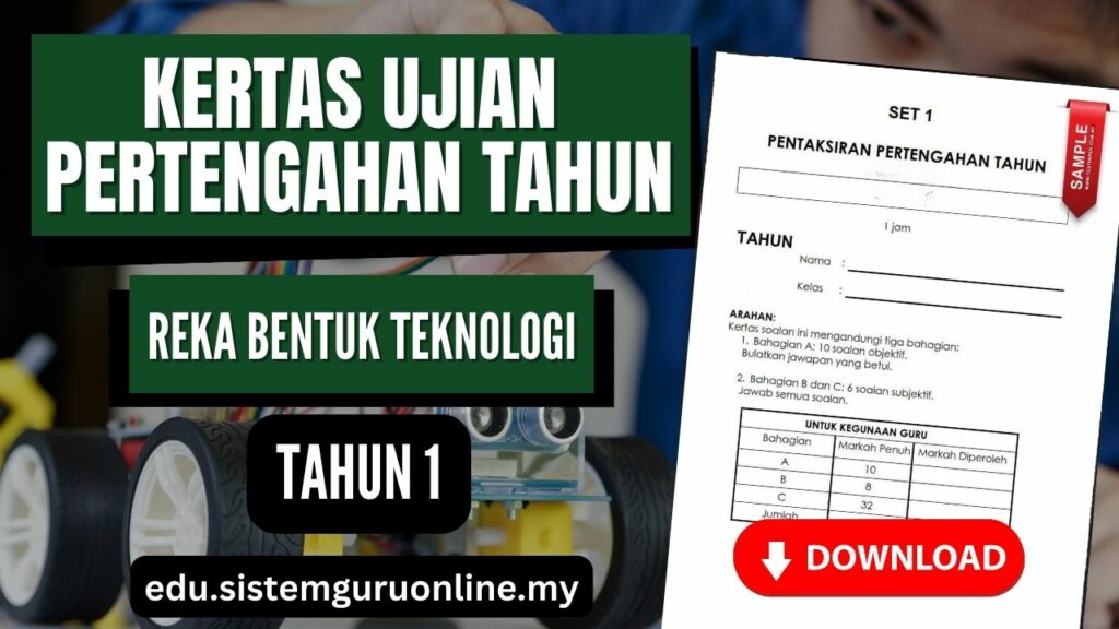 Ujian Pertengahan Tahun RBT Tahun 1 adalah komponen penting dalam sistem pendidikan, yang membantu menilai pemahaman pelajar terhadap bahan yang telah dipelajari setakat ini. Bagi mata pelajaran Reka Bentuk Teknologi (RBT) Tahun 1, ujian ini bertujuan untuk menguji pengetahuan asas dan kemahiran reka bentuk pelajar. Bahan ujian yang sesuai bukan sahaja membantu pelajar mempersiapkan diri dengan lebih baik tetapi juga memudahkan tugas guru dalam menilai tahap pemahaman pelajar. Artikel ini akan membincangkan mengenai ujian pertengahan tahun RBT Tahun 1, menyediakan pautan untuk memuat turun bahan ujian, serta memberikan nasihat kepada pelajar dan panduan kepada guru untuk persiapan ujian. Kertas Ujian Pertengahan Tahun RBT Tahun 1 PDF Sekolah Rendah