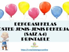 DEKORASI KELAS POSTER JENIS-JENIS PEKERJAAN (SAIZ A4) PRINTABLE DEKORASI KELAS POSTER JENIS-JENIS PEKERJAAN (SAIZ A4) PRINTABLE
