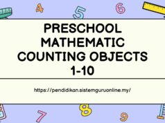 PRE SCHOOL – COUNTING OBJECTS