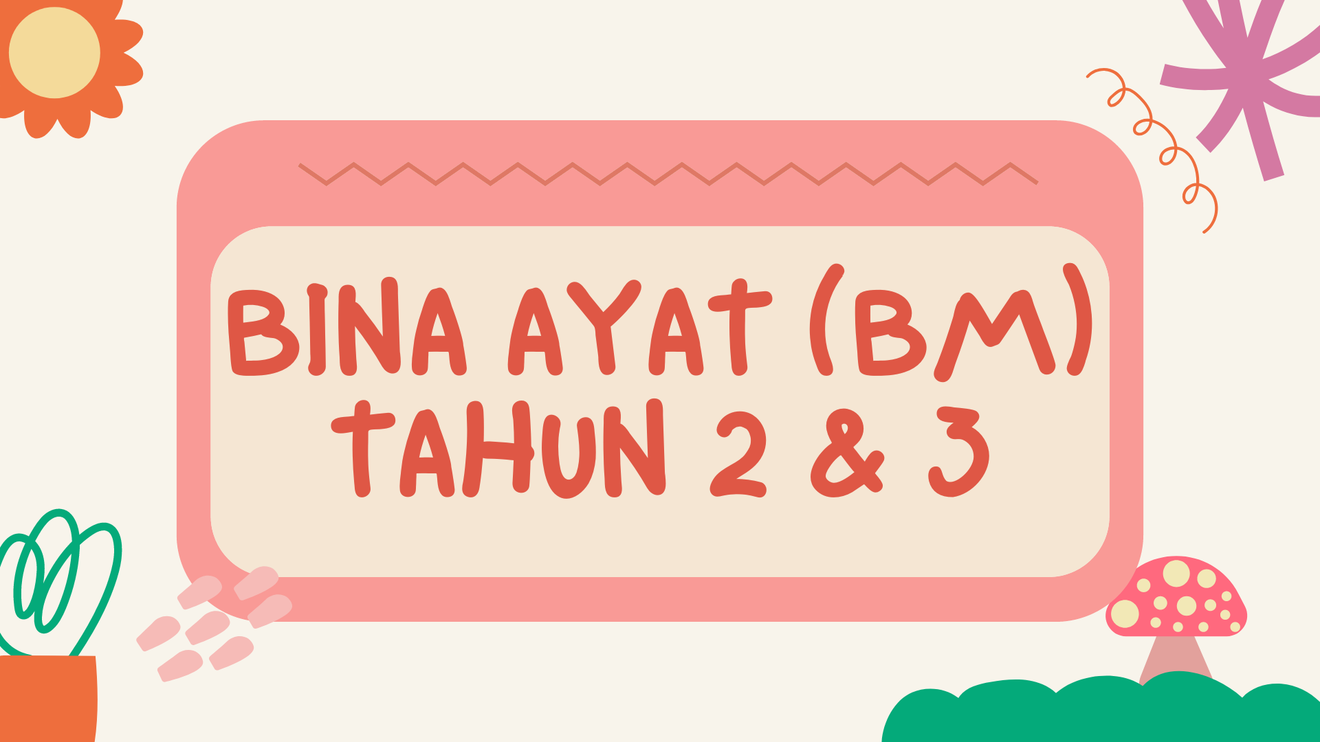 LATIHAN BINA AYAT BAHASA MELAYU TAHUN 2 DAN 3 - Download RPH RPT SOALAN ...