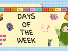 PRE SHCOOL : DAYS OF THE WEEK