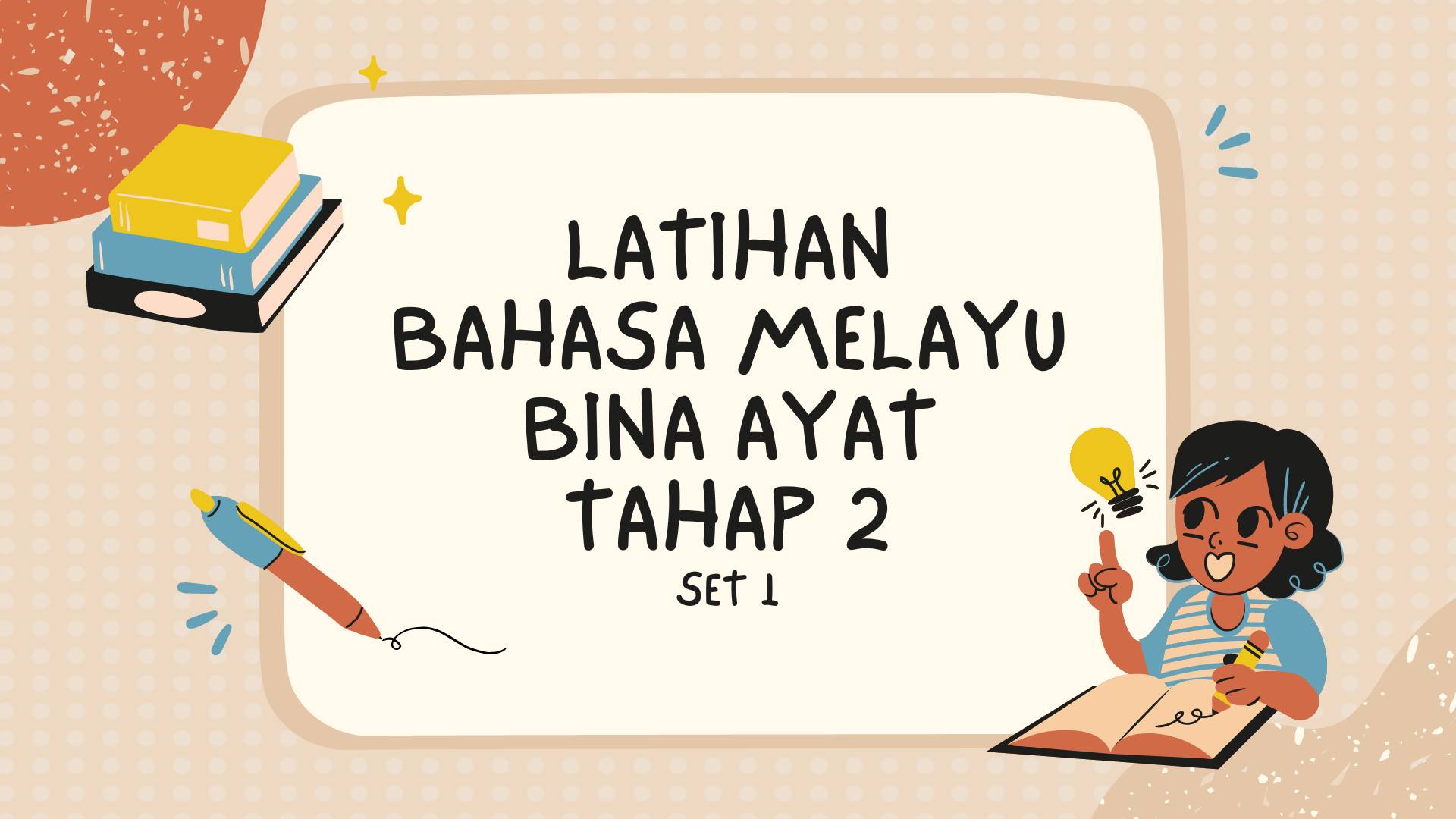 LATIHAN BAHASA MELAYU (BINA AYAT) TAHAP 2 : SET 1 - Download RPH RPT ...