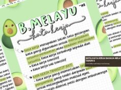 NOTA KATA KERJA BAHASA MELAYU TAHUN 6
