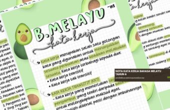 NOTA KATA KERJA BAHASA MELAYU TAHUN 6