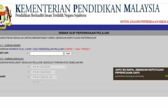 SAPS Ibu Bapa, Semakan Keputusan Peperiksaan Saps Online 2023