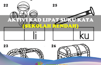 Aktiviti Kad Lipat Suku Kata KVKVKV untuk Murid Prasekolah Aktiviti kad lipat suku kata kvkvkv