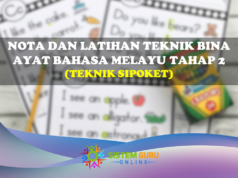 Nota dan Latihan Membina Ayat Tahap 2 (Teknik SiPOKet) nota dan latihan bina ayat