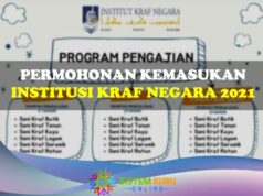 Permohonan Kemasukan Institut Kraf Negara (IKN) 2021