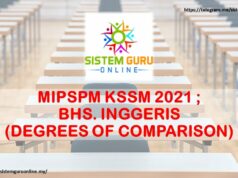 MIPSPM KSSM 2021 ; BHS. INGGERIS (DEGREES OF COMPARISON)