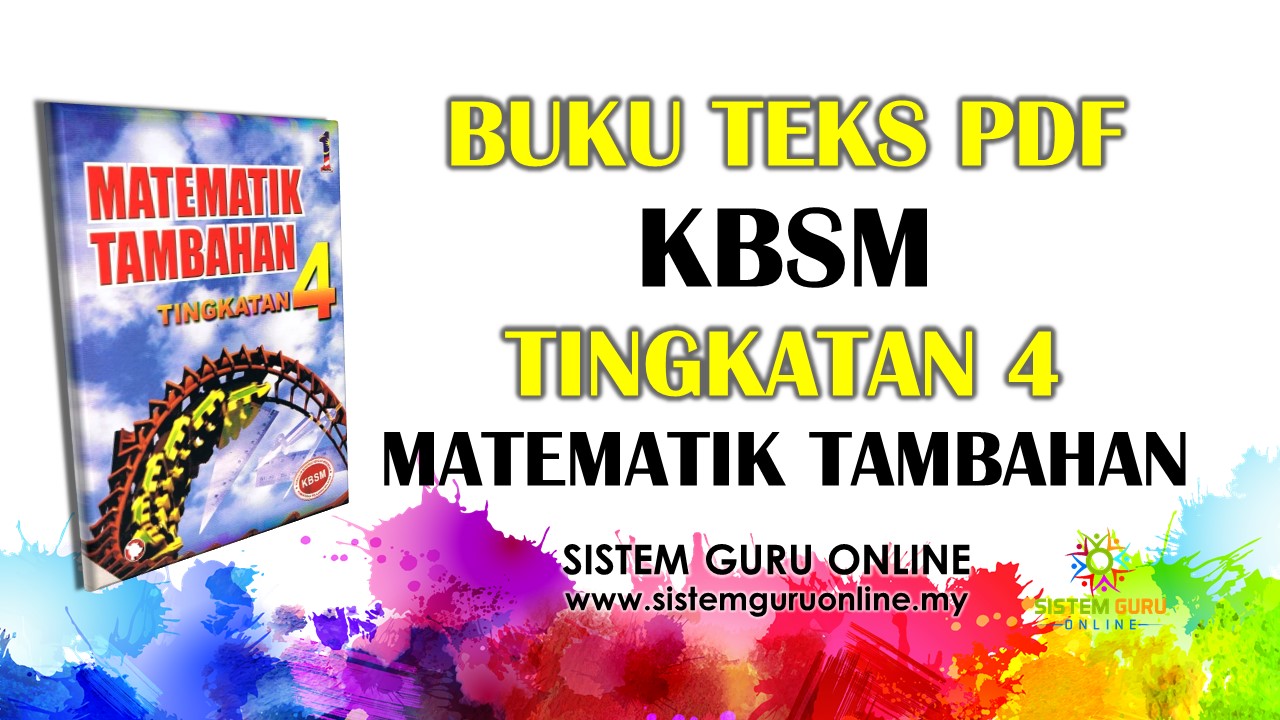 Buku Teks PDF KBSM Tingkatan 4 Matematik Tambahan - Download RPH RPT ...