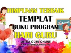 Himpunan Terbaik Templat Buku Program Hari Guru