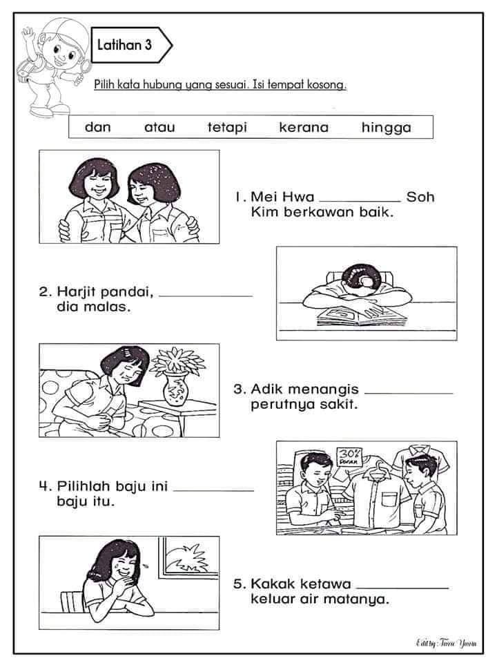 modul kata hubung dan kata majmuk tahun 3