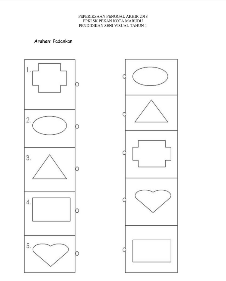 Soalan Akhir Tahun Pendidikan Seni Visual Tahun 1 - Download RPH RPT ...