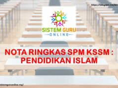 NOTA RINGKAS SPM KSSM : PENDIDIKAN ISLAM