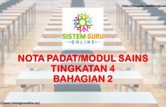 NOTA PADAT/MODUL SAINS TINGKATAN 4 BAHAGIAN 2