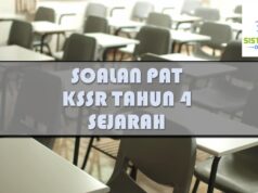 SOALAN PAT KSSR TAHUN 4 : SEJARAH