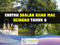 Contoh Soalan Ujian Mac Sejarah Tahun 6 Soalan Ujian Mac Sejarah Tahun 6