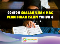 Contoh Soalan Ujian Mac Pendidikan Islam Tahun 6 Soalan Ujian Mac Pendidikan Islam Tahun 6