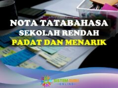 Nota Tatabahasa Sekolah Rendah Padat dan Menarik nota tatabahasa sekolah rendah