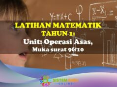 Latihan Matematik Tahun 1= Unit: Operasi Asas Muka Surat 9&10 Latihan Matematik Tahun 1 Operasi asas Ms 9&10
