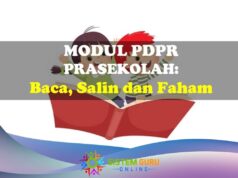 Modul PDPR Prasekolah: Latihan Baca, Salin dan Faham modul pdpr prasekolah baca salin faham