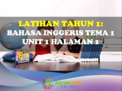 LATIHAN TAHUN 1: Bahasa Inggeris Tema 1 Unit 1 Halaman 1 Latihan Bahasa Inggeris Tahun 1 Tema 1 Unit 1 Halaman pertama