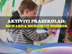Aktiviti Prasekolah: Mewarna Mengikut Nombor aktiviti prasekolah: Mewarna Mengikut Nombor