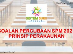 SOALAN PERCUBAAN SPM 2021 : PRINSIP PERAKAUNAN