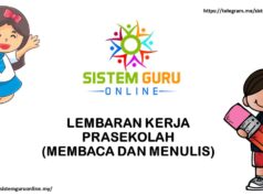 LEMBARAN KERJA PRASEKOLAH (MEMBACA DAN MENULIS)