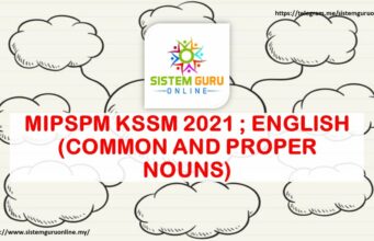 MIPSPM KSSM 2021 ; ENGLISH (COMMON AND PROPER NOUNS)