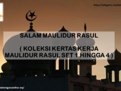 KOLEKSI KERTAS KERJA MAULIDUR RASUL SET 1 HINGGA 4